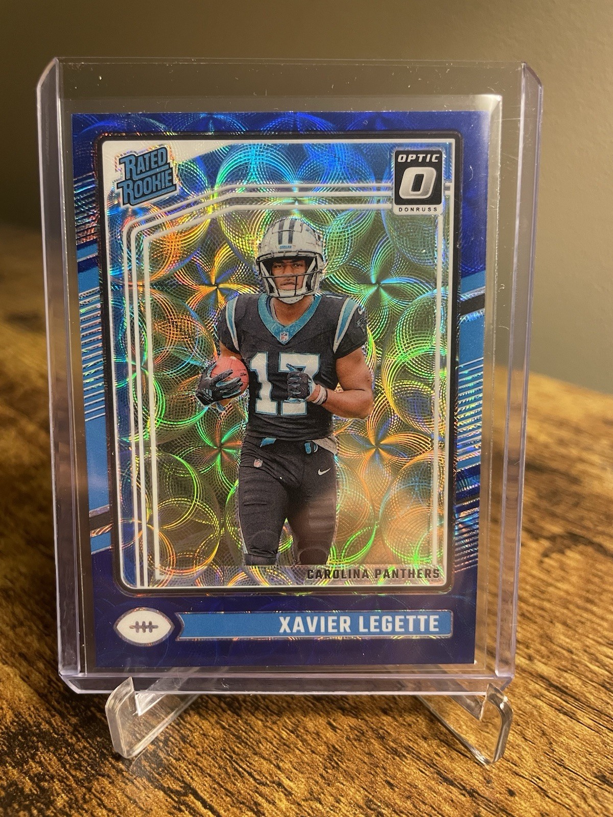 2024 Panini Donruss Optic Xavier Legette Blue Scope Rated Rookie No. 299