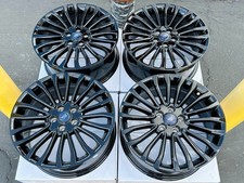 Set Of 4 New Gloss Black 18 Wheels 5x108 Rims Fits 2007-2022 Ford Mondeo