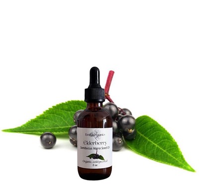Elderberry Seed Oil, Organic, Cold Pressed, Unrefined, Natural