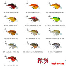 Strike King Chick Magnet Crankbait (HCCM) Flatsided 7/16oz Pick Any 13 Colors