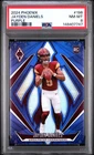2024 PANINI PHOENIX PURPLE #198 JAYDEN DANIELS ROOKIE RC PSA 8