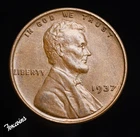 ✅  1937-P  Lincoln Wheat Cent - UNC