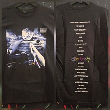 EMINEM The Slim Shady LP Double-Sided Tracklist Shirt Size S Deadstock Rap SMALL