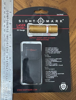 New! Sightmark Compact 20Ga Laser Bore Sight with Precision Accuracy SM39008