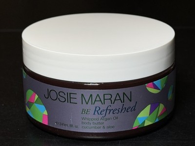 Josie Maran Whipped Argan Oil Body Butter ~ CUCUMBER & ALOE ~ 8 fl oz ~ Unsealed