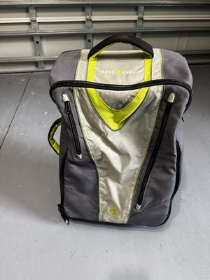 Aqua Lung Black Wheeled Travel Luggage Large Scuba Diving Gear Bag