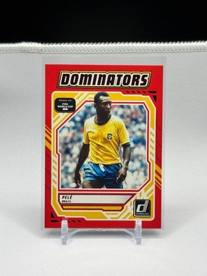 2025-26 Donruss Road to FIFA World Cup Dominators #25 Pele, Brazil Red Foil