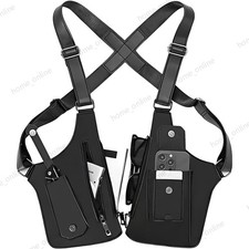 Adjustable Anti-Theft Underarm Shoulder Bag PU Leather Wallet Holster Bag Newest
