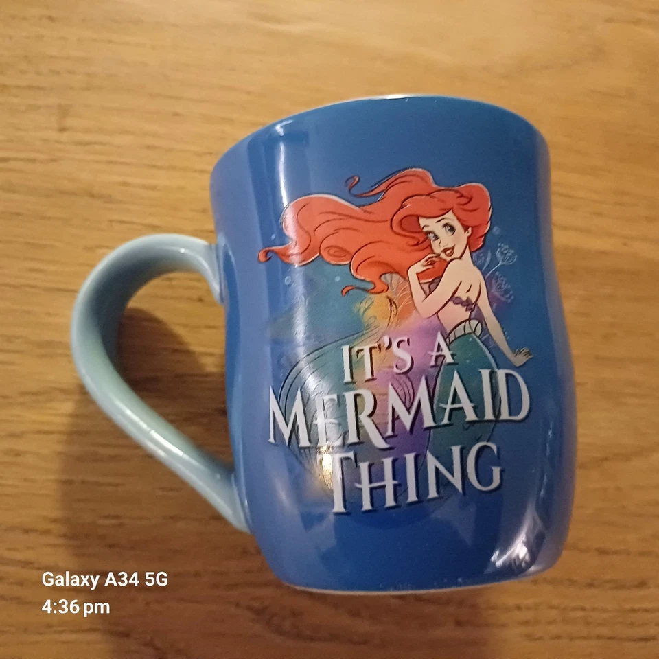 Disney Ariel Little Mermaid It's A Mermaid Thing Coffee Mug Blue - Image 3 of 4