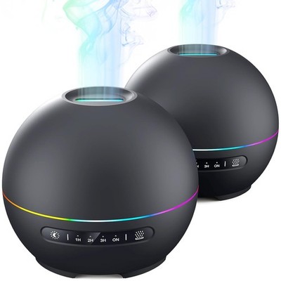 2 Pack Essential Oil Diffuser 200ml Ultrasonic Aromatherapy for Home Scent