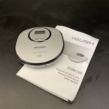 Bush Personal Portable Cd Player Diskman CDW125 Collectable Tested Unit Only