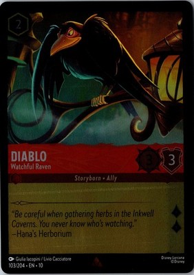Whispers in the Well #103/204 Diablo cold foil