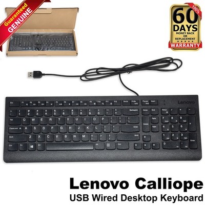 Lenovo Calliope SD50L21375 USB Wired Desktop Black US Keyboard USB 00XH587