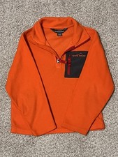 Eddie Bauer 3/4 Zip Kids Fleece Jacket Size Youth X-Small