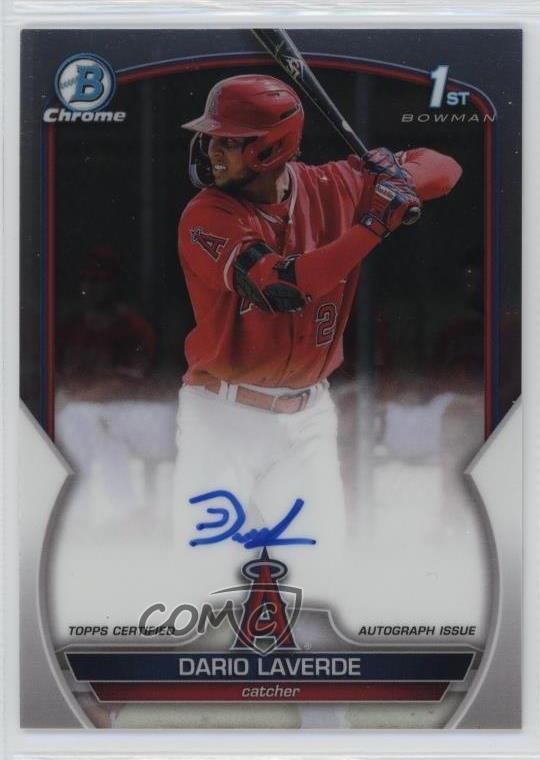 2023 Bowman Chrome Prospect Auto Dario Laverde #CPA-DL Auto 12g7