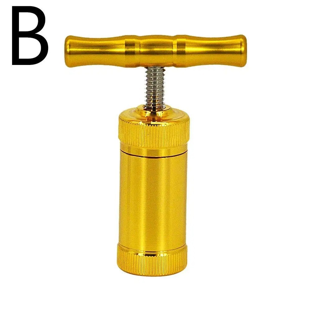 Aluminum Compressor Presser Tobacco Herb Press Squeezer Herbal Crusher ...