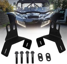 A Pillar Roll Bar Dual Led Working Pod Lights Mounting Brackets Compatible