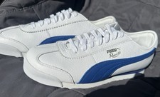 PUMA Roma 68 Mens White/Galaxy Blue Low-Top L...