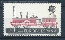 [123492] Spain 1988 Railway train eisenbahn locomotive  MNH