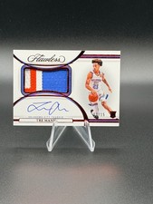TRE MANN 2021-22 Panini Flawless Game-Worn Rookie Patch Autograph Ruby 13/15