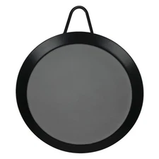 BRENTWOOD® Carbon Steel Nonstick Round Comal Griddle for Single Burner (9.5 In.)