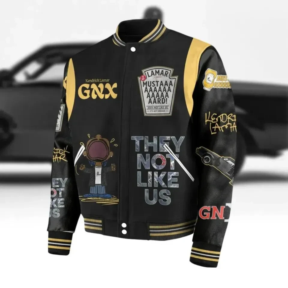 Kendrick Lamar Mustard Baseball Jacket, Mustard Meme Jacket