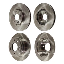 Front and Rear Disc Brake Rotors For 2012-2015 Hyundai Tucson Front Wheel Drive
