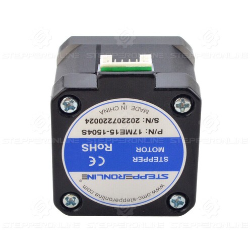 Impresora 3D CNC STEPPERONLINE Nema 17 motor paso a paso 0,9 grados 0,3Nm 1,5A 42x38 mm Φ5 mm - Imagen 6 de 7
