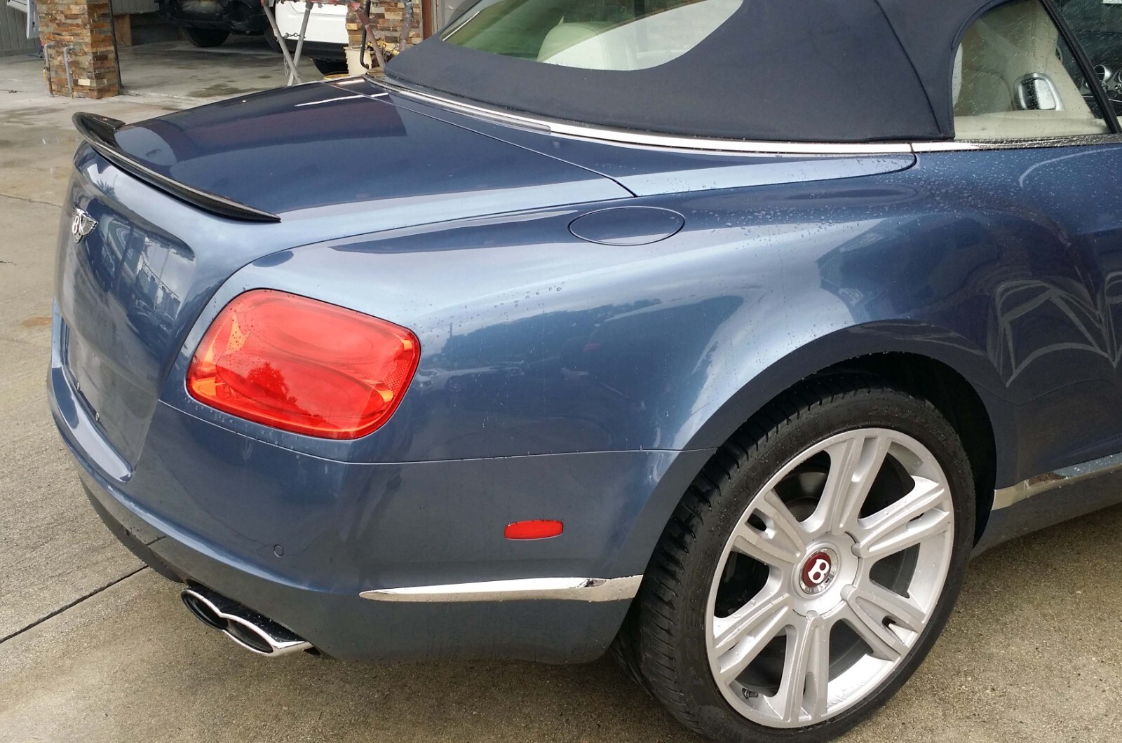 Bentley Continental GTC Tesoro  Taller Flush Trunk Spoiler 2012-18 Made in USA