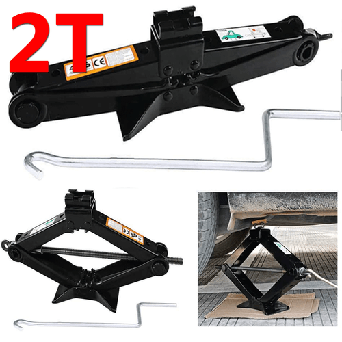 Scissor Jack Lift 2 Ton w/ Handle Crank Car Tire Repair For 20042014