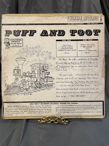 Puff and Toot and other Musical Stories Vinyl Record-Twinkle Orchestra & Chorus - Bild 2 von 4