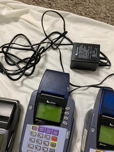 VERIFONE Omni 3750 Lot, 2- machines & instructions - Picture 6 of 7