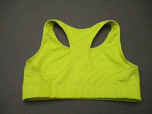 Nike Size XS Womens Yellow Wireless Unpadded DriFit Sports Bra - Picture 4 of 4