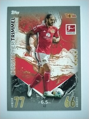 Topps 2023/2024 Match Attax Bundesliga 23/24 Karte 43 Christopher Trimmel Union