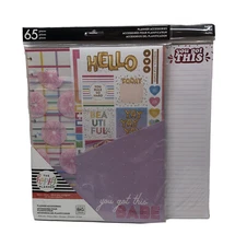 The Happy Planner Teacher Edition Planner Accessories + 24 Sheets of Paper