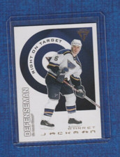 2003-04 Pacific Private Stock Titanium Right on Target # 14 Barret Jackman