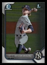 2022 Bowman Draft #BDC-43 Trystan Vrieling Chrome New York Yankees