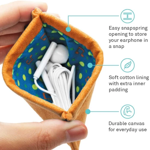 UT Wire Earbud Case - Thumbnail 5
