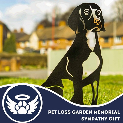 Personalised Dog Garden Memorial for 30 Breeds Stone Grave Marker Plaque Statue - Picture 88 of 128