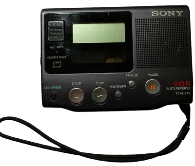 Sony Walkman TCM-77V lettore di cassette parti ricambio usato