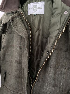 Manteau Garçon Jack Orton 12 Ans En Tweed à Carreaux Vert (occasion)
