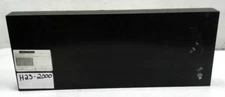 Piedmont Plastics ACETBLK 2.000C0 Black Acetal Copoly Sheet 22" x 8" x 2"