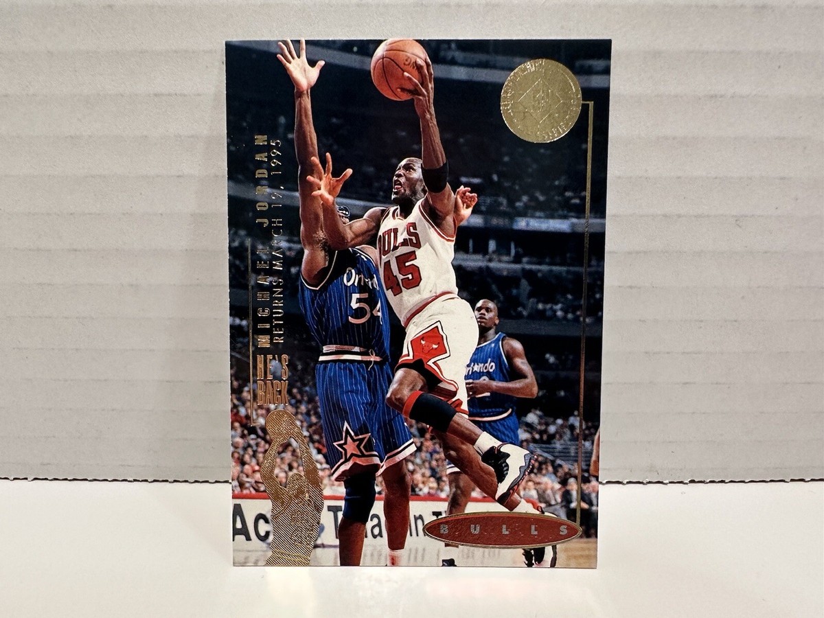 1994-95 Michael Jordan com: Bulls Chicago wins Deck Upper He