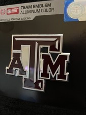 Texas A&M Aggies METAL Car Auto Emblem logo sticker Football FREE SHIPPING