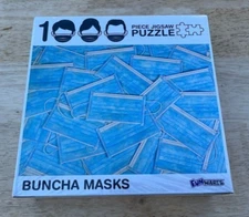 NEW ~ FUNWARES®️ ~ BUNCHA MASKS 1000 PIECE JIGSAW PUZZLE ~ POST-COVID SERIES