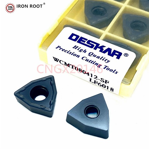 DESKAR 100 WCMX08T412-SF LF6018 U Drill Insert CNC Lathe Tool for Quick Drilling - Picture 3 of 6