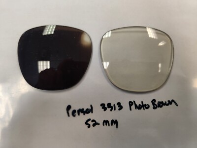 Persol 3313 Photochromic Brown replacement lenses 52mm Authentic