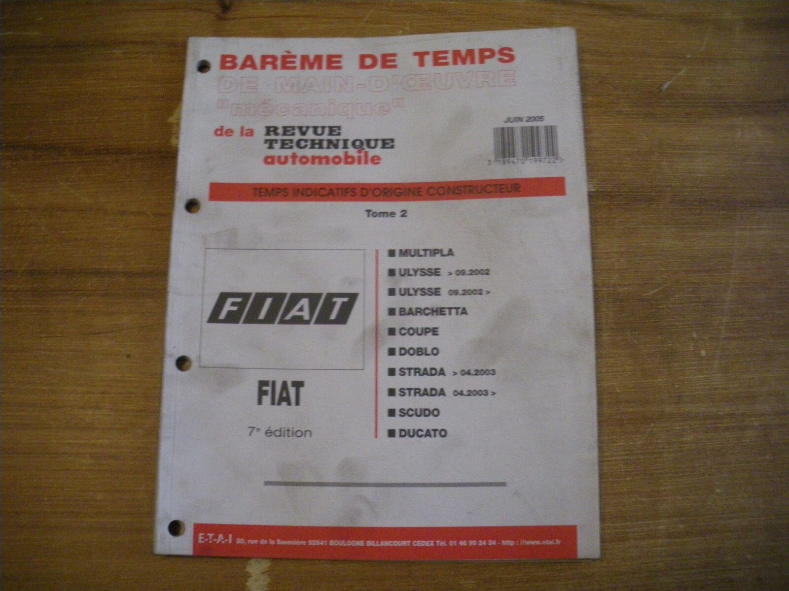Bareme Temps De Main D Oeuvre Automobile
