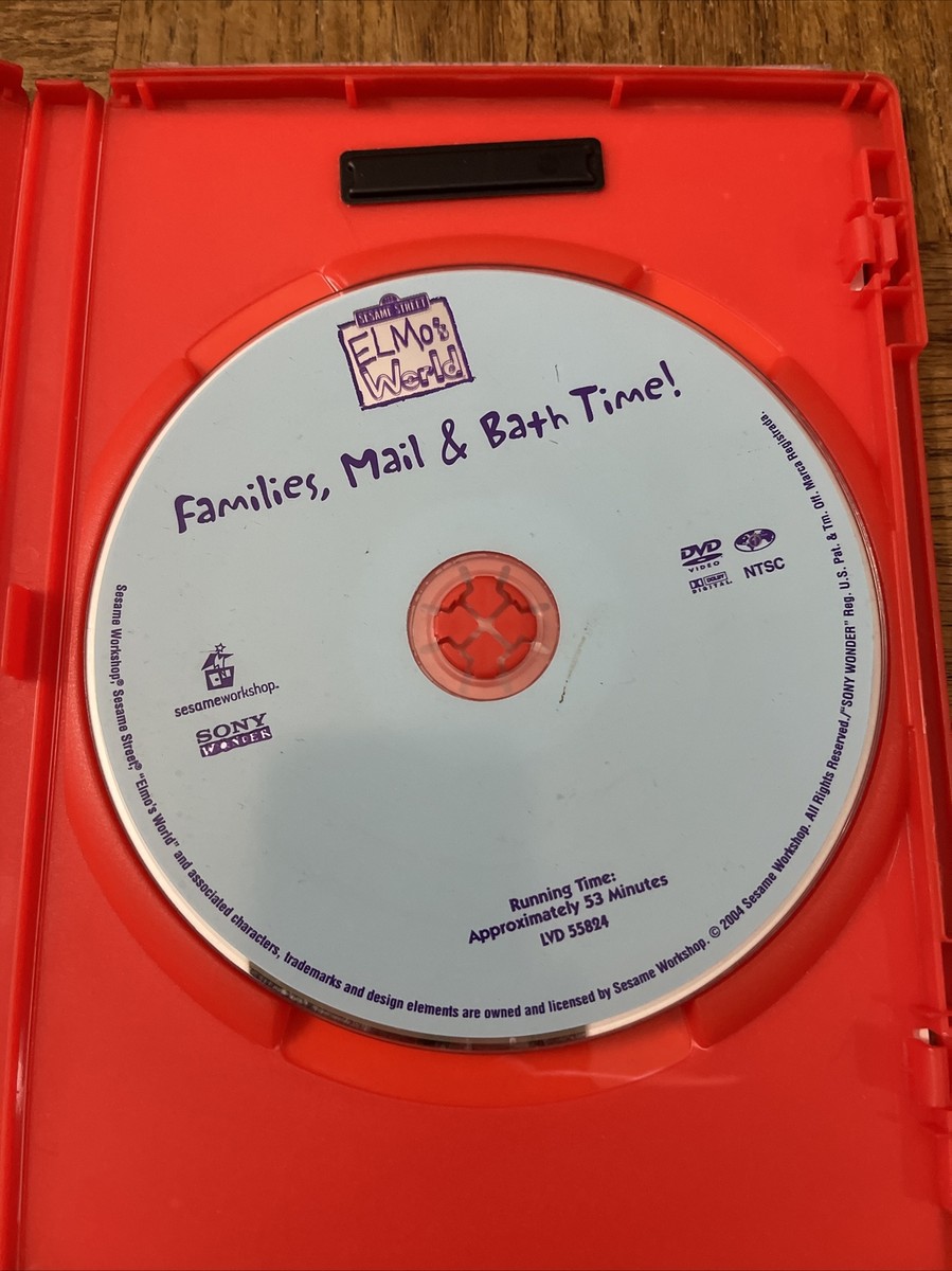(未使用･未開封品)Families Mail &amp; Bath Time [DVD] Elmos World - Families, Mail & Bath Time DVD 74645582498| eBay
