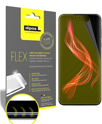 3x Schutzfolie für Sharp Aquos Zero Folie, 100% Displayabdeckung, dipos Flex